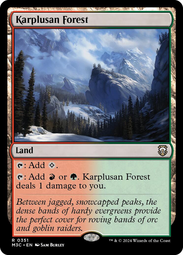 Karplusan Forest [Modern Horizons 3 Commander] | Gaming Infinity