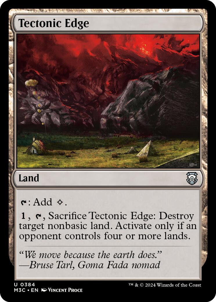 Tectonic Edge [Modern Horizons 3 Commander] | Gaming Infinity