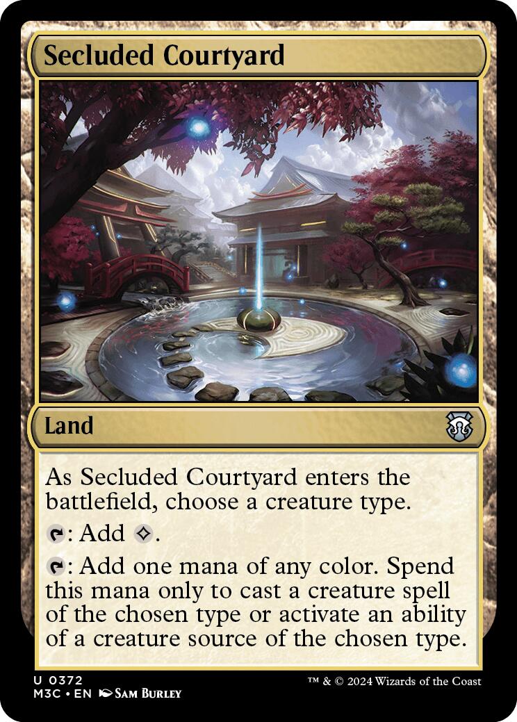 Secluded Courtyard [Modern Horizons 3 Commander] | Gaming Infinity