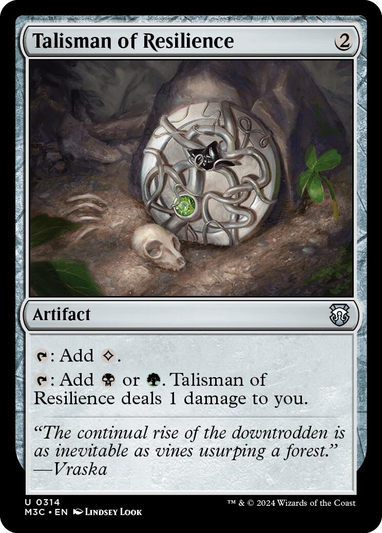 Talisman of Resilience [Modern Horizons 3 Commander] | Gaming Infinity