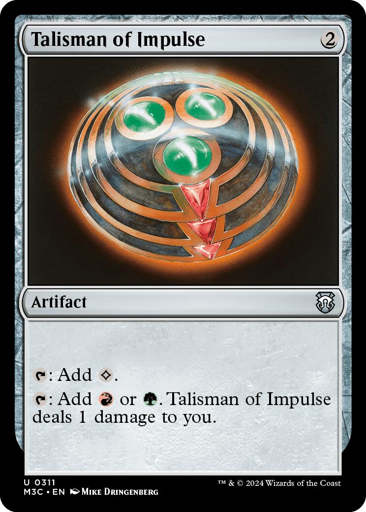 Talisman of Impulse [Modern Horizons 3 Commander] | Gaming Infinity