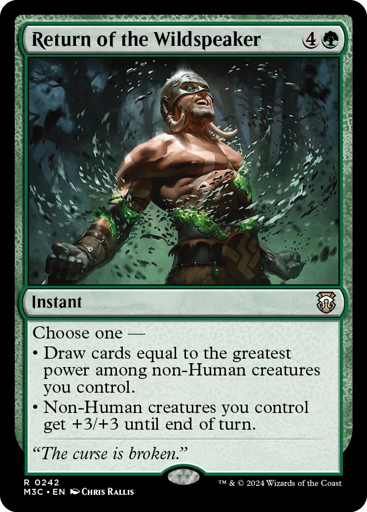Return of the Wildspeaker [Modern Horizons 3 Commander] | Gaming Infinity