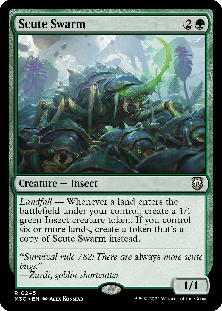 Scute Swarm [Modern Horizons 3 Commander] | Gaming Infinity