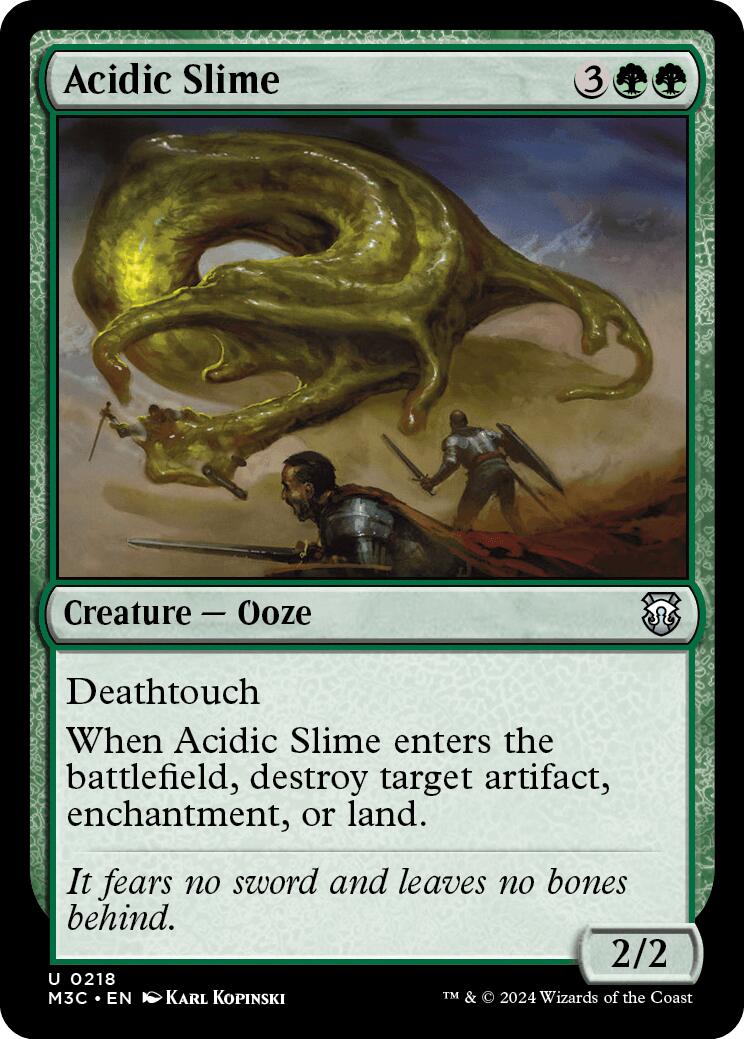 Acidic Slime [Modern Horizons 3 Commander] | Gaming Infinity