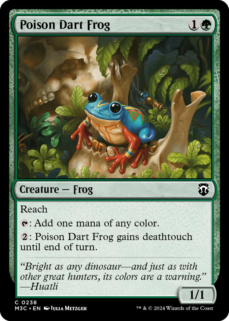 Poison Dart Frog [Modern Horizons 3 Commander] | Gaming Infinity