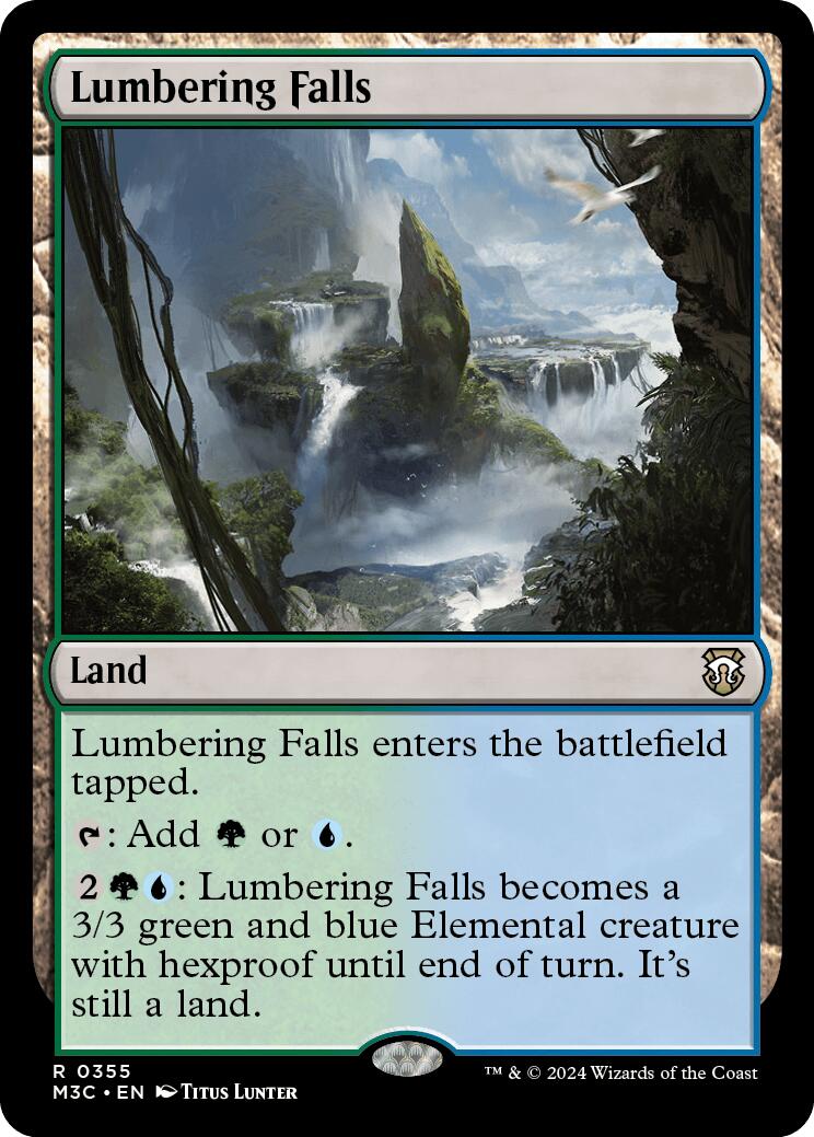 Lumbering Falls [Modern Horizons 3 Commander] | Gaming Infinity