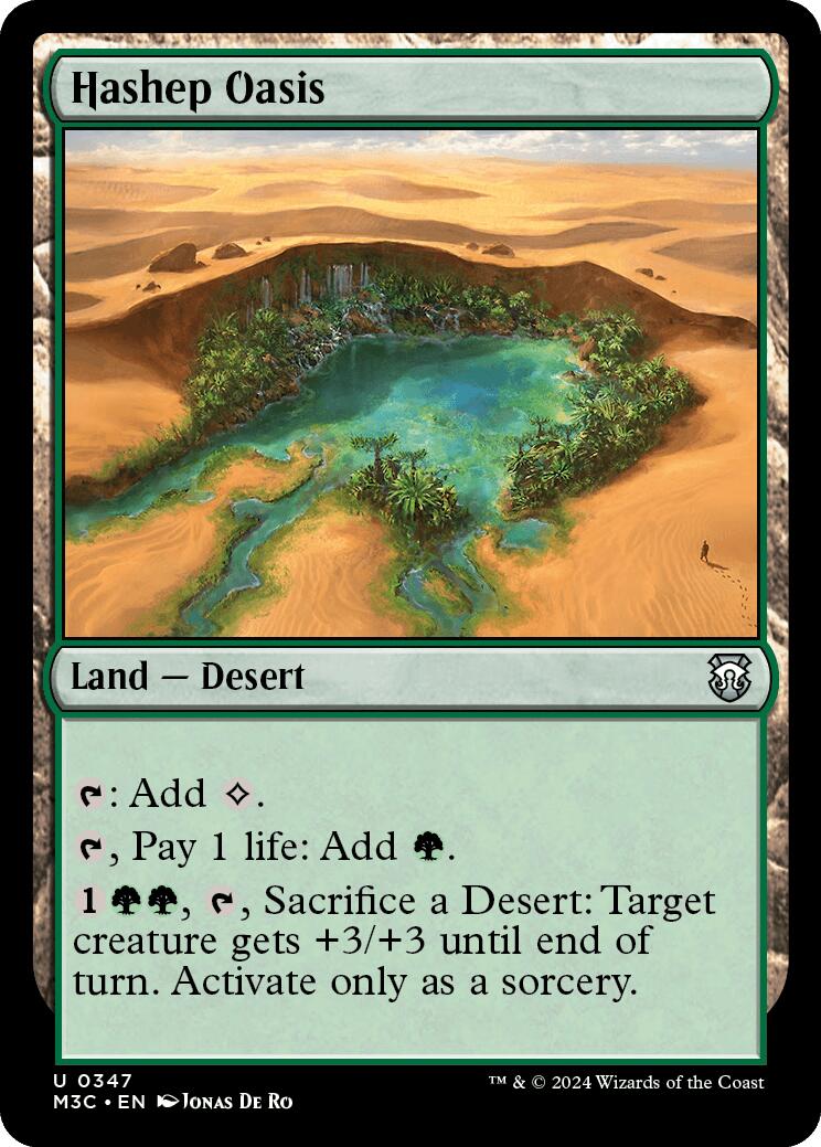 Hashep Oasis [Modern Horizons 3 Commander] | Gaming Infinity