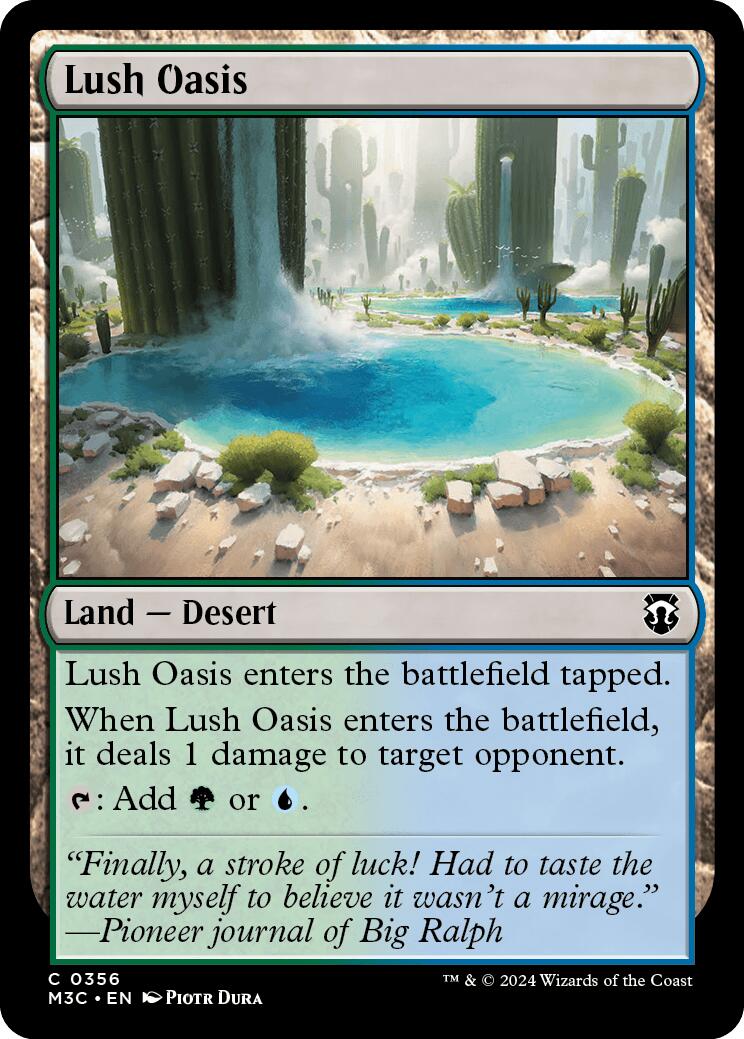 Lush Oasis [Modern Horizons 3 Commander] | Gaming Infinity