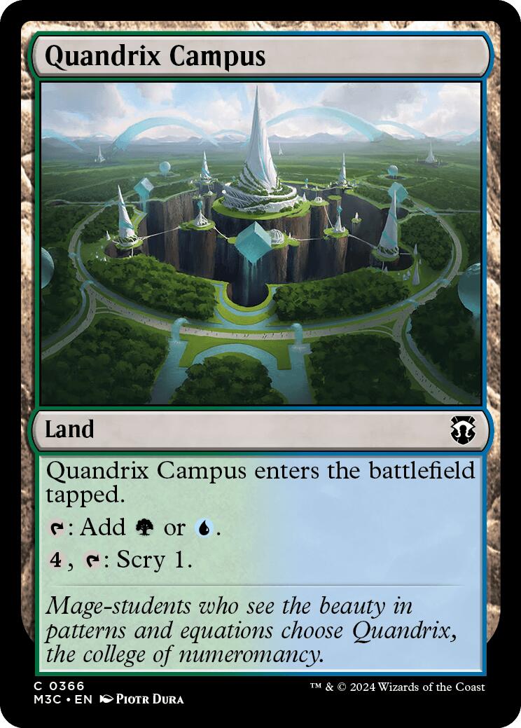 Quandrix Campus [Modern Horizons 3 Commander] | Gaming Infinity