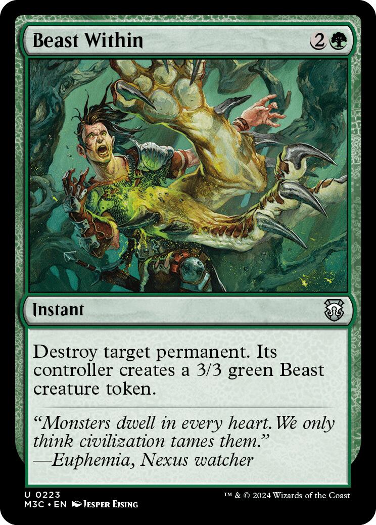 Beast Within [Modern Horizons 3 Commander] | Gaming Infinity