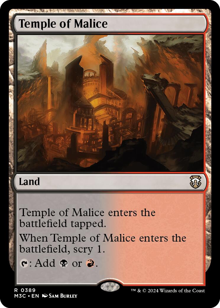 Temple of Malice [Modern Horizons 3 Commander] | Gaming Infinity