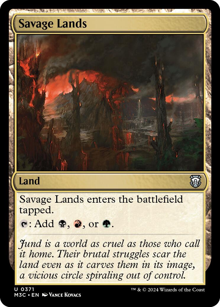 Savage Lands [Modern Horizons 3 Commander] | Gaming Infinity