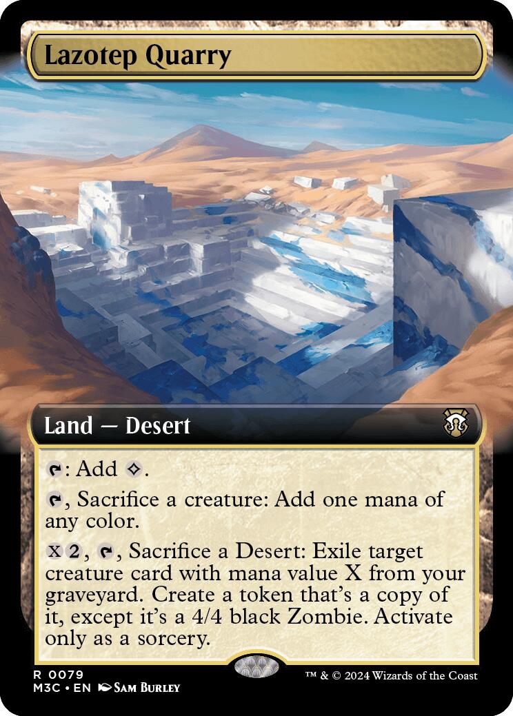 Lazotep Quarry (Extended Art) (Ripple Foil) [Modern Horizons 3 Commander] | Gaming Infinity