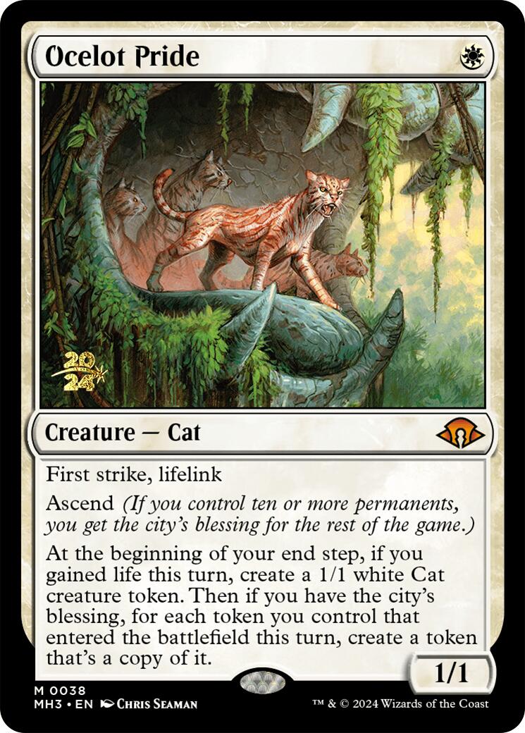 Ocelot Pride [Modern Horizons 3 Prerelease Promos] | Gaming Infinity