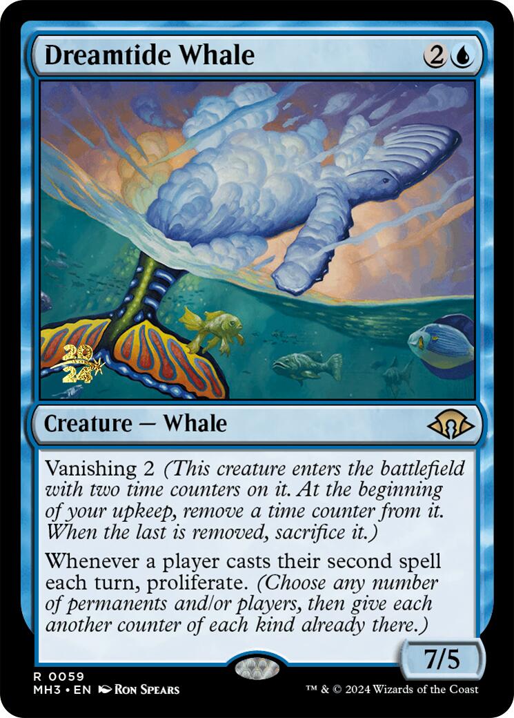 Dreamtide Whale [Modern Horizons 3 Prerelease Promos] | Gaming Infinity