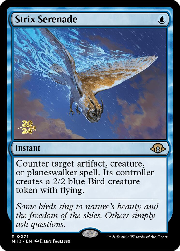 Strix Serenade [Modern Horizons 3 Prerelease Promos] | Gaming Infinity