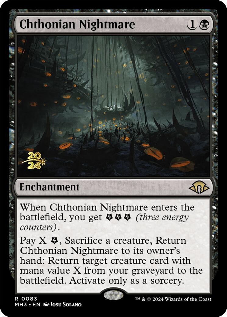 Chthonian Nightmare [Modern Horizons 3 Prerelease Promos] | Gaming Infinity