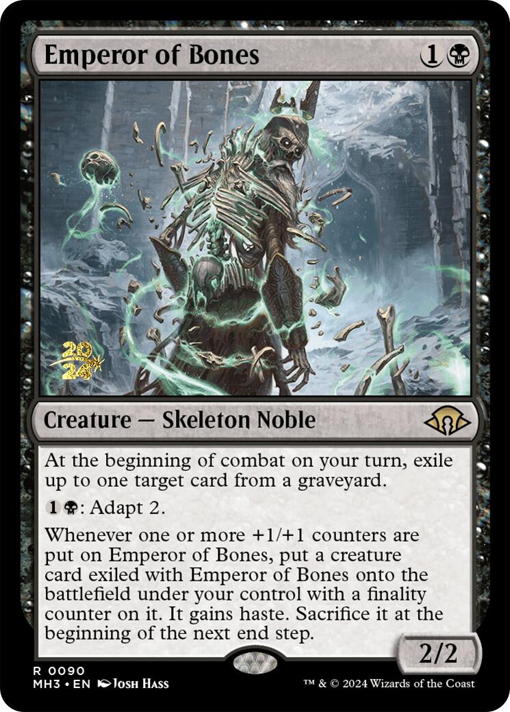 Emperor of Bones [Modern Horizons 3 Prerelease Promos] | Gaming Infinity