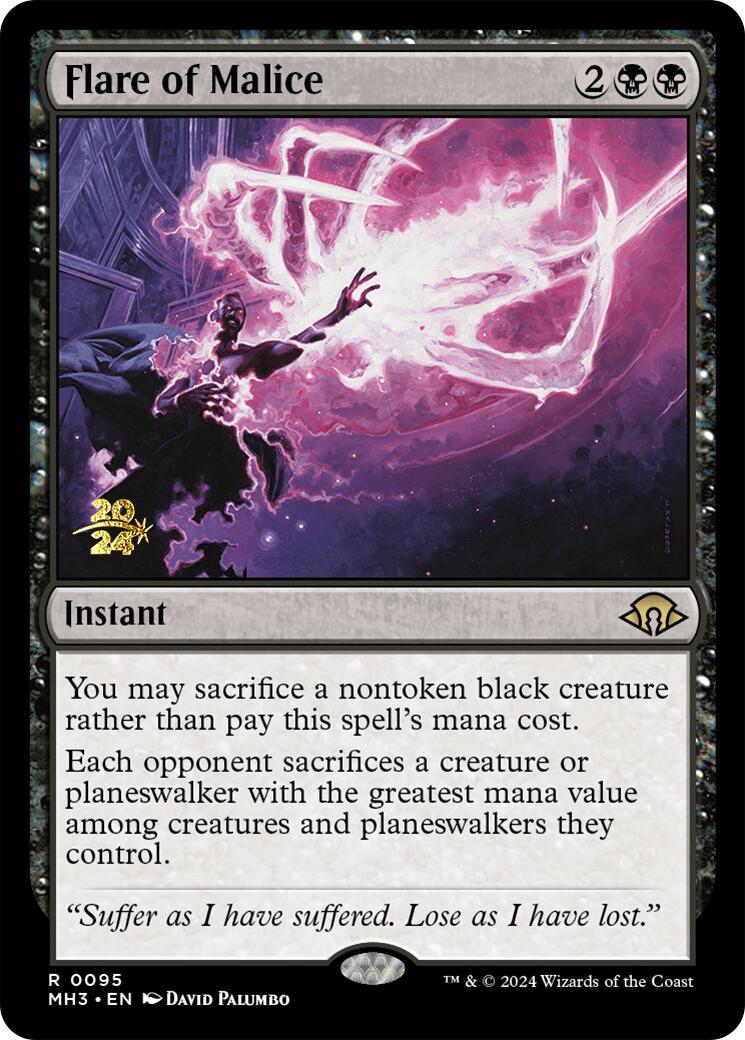 Flare of Malice [Modern Horizons 3 Prerelease Promos] | Gaming Infinity