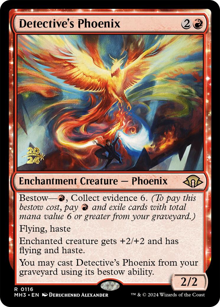 Detective's Phoenix [Modern Horizons 3 Prerelease Promos] | Gaming Infinity