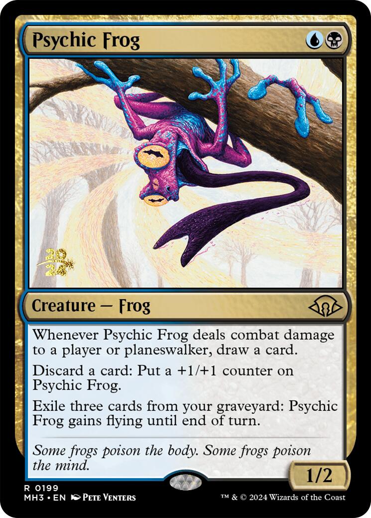 Psychic Frog [Modern Horizons 3 Prerelease Promos] | Gaming Infinity