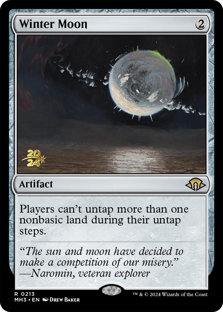 Winter Moon [Modern Horizons 3 Prerelease Promos] | Gaming Infinity