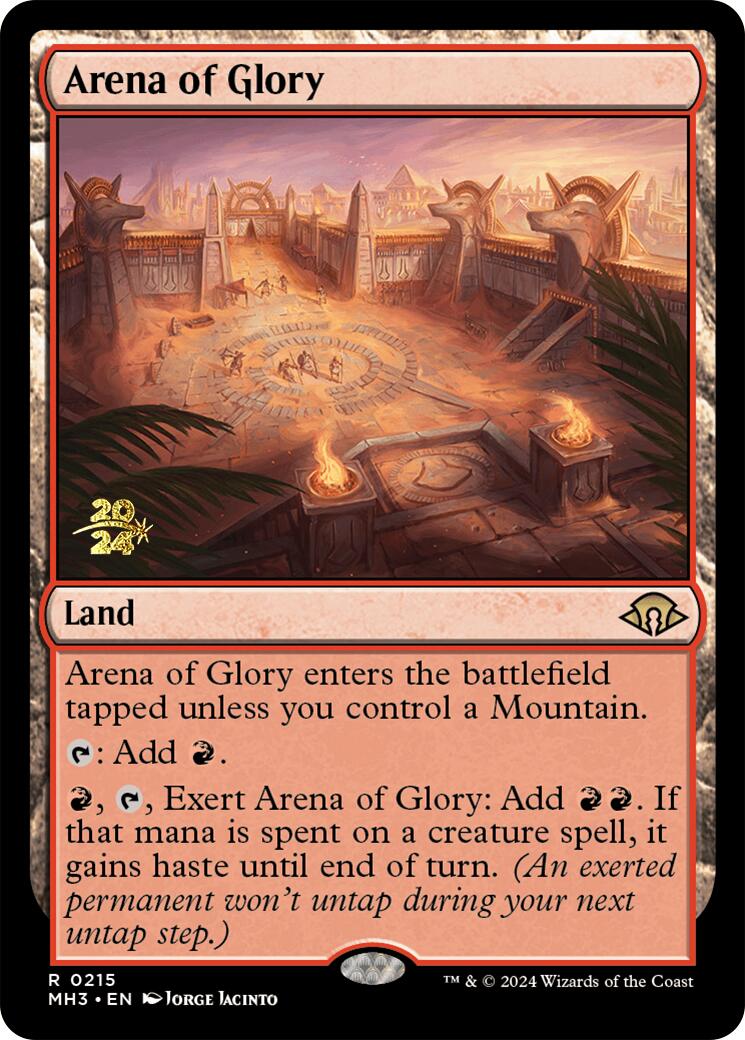 Arena of Glory [Modern Horizons 3 Prerelease Promos] | Gaming Infinity