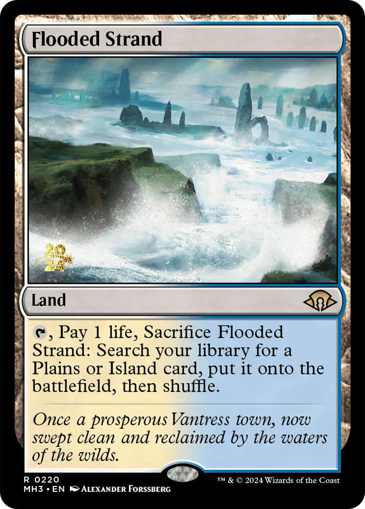 Flooded Strand [Modern Horizons 3 Prerelease Promos] | Gaming Infinity