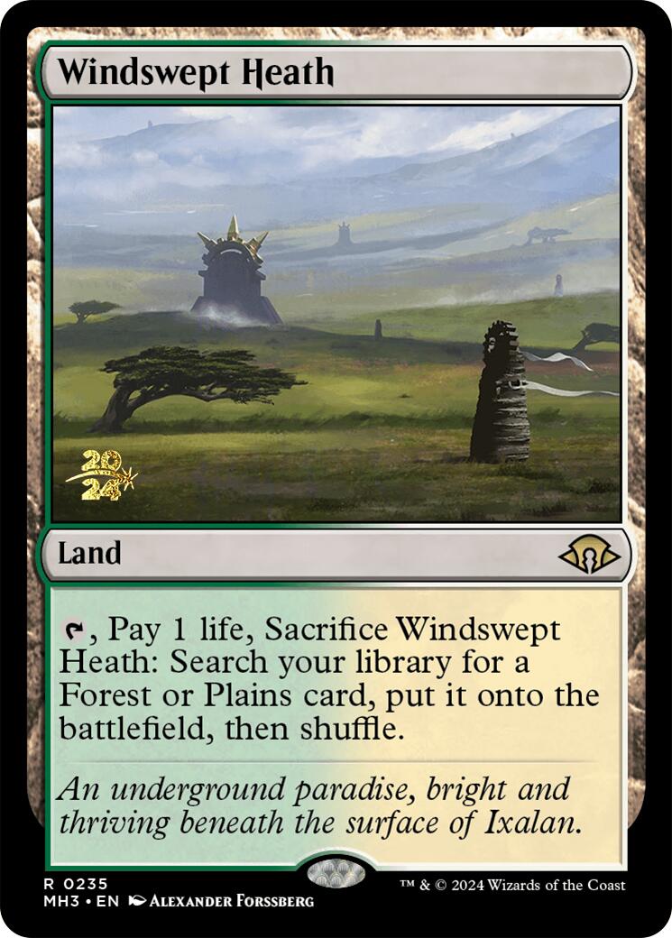 Windswept Heath [Modern Horizons 3 Prerelease Promos] | Gaming Infinity