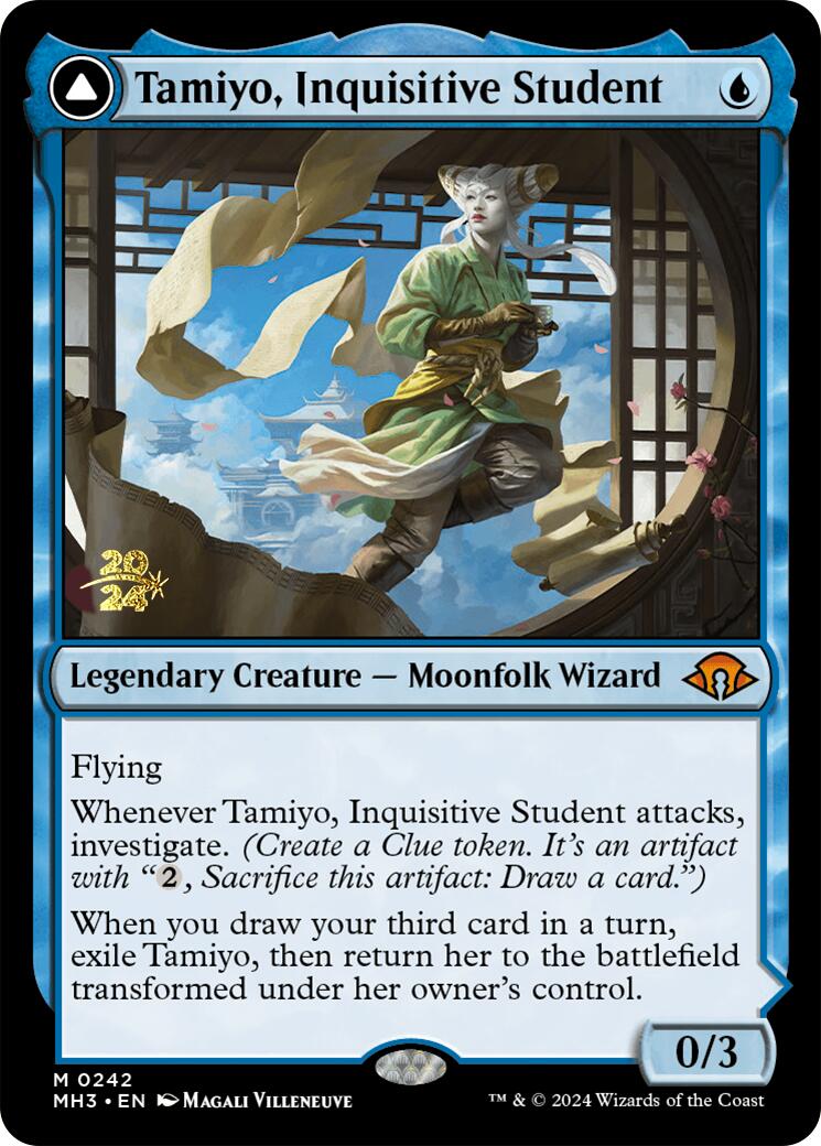 Tamiyo, Inquisitive Student [Modern Horizons 3 Prerelease Promos] | Gaming Infinity