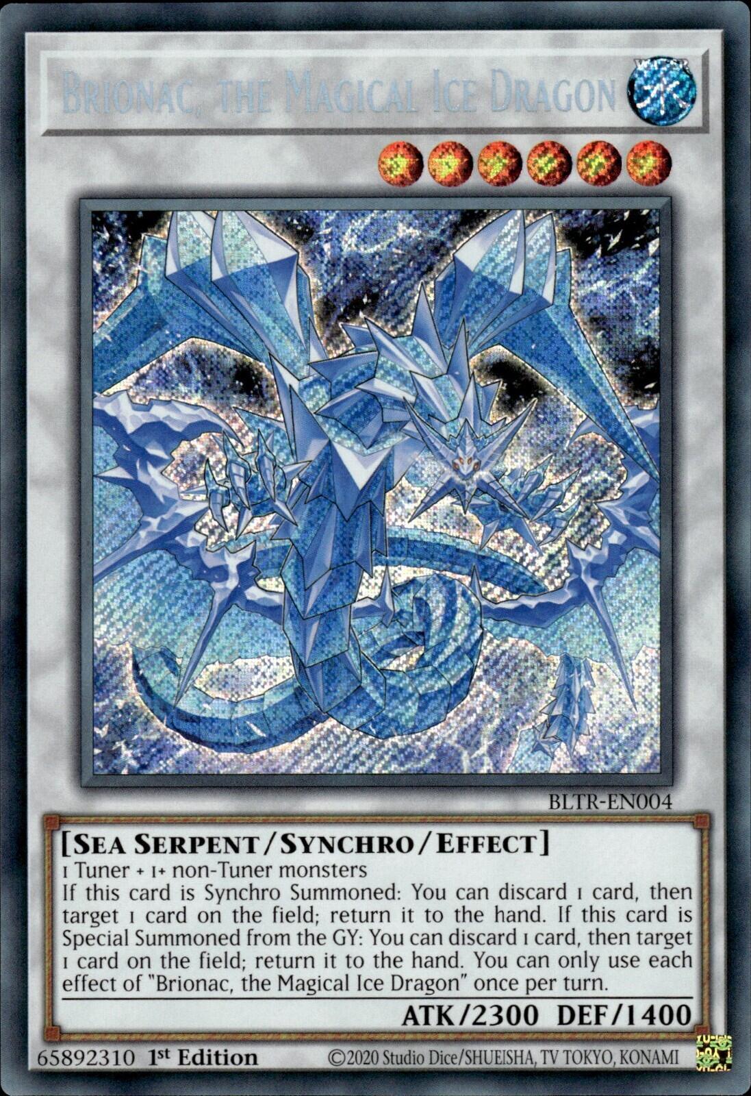 Brionac, the Magical Ice Dragon [BLTR-EN004] Secret Rare | Gaming Infinity