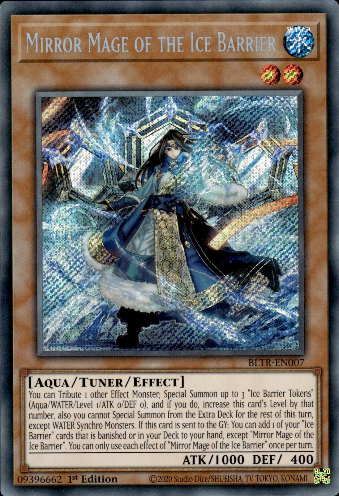 Mirror Mage of the Ice Barrier [BLTR-EN007] Secret Rare | Gaming Infinity