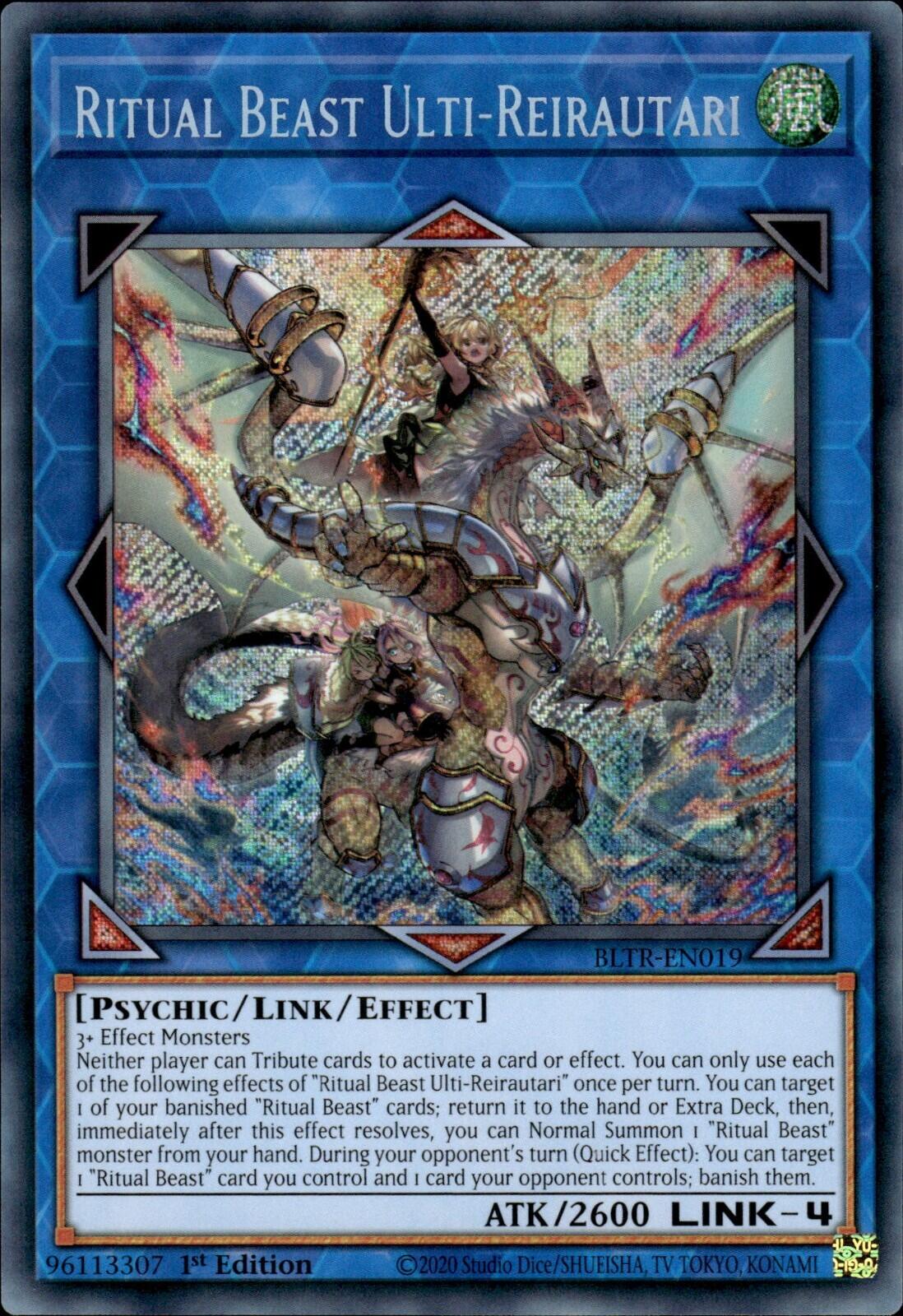 Ritual Beast Ulti-Reirautari [BLTR-EN019] Secret Rare | Gaming Infinity