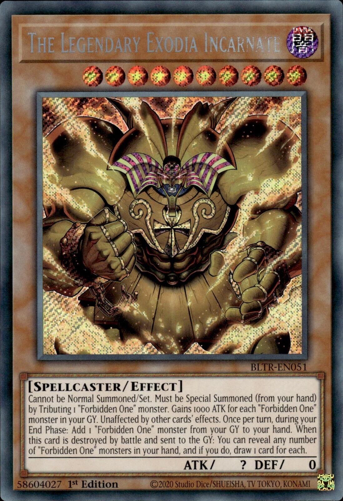 The Legendary Exodia Incarnate [BLTR-EN051] Secret Rare | Gaming Infinity