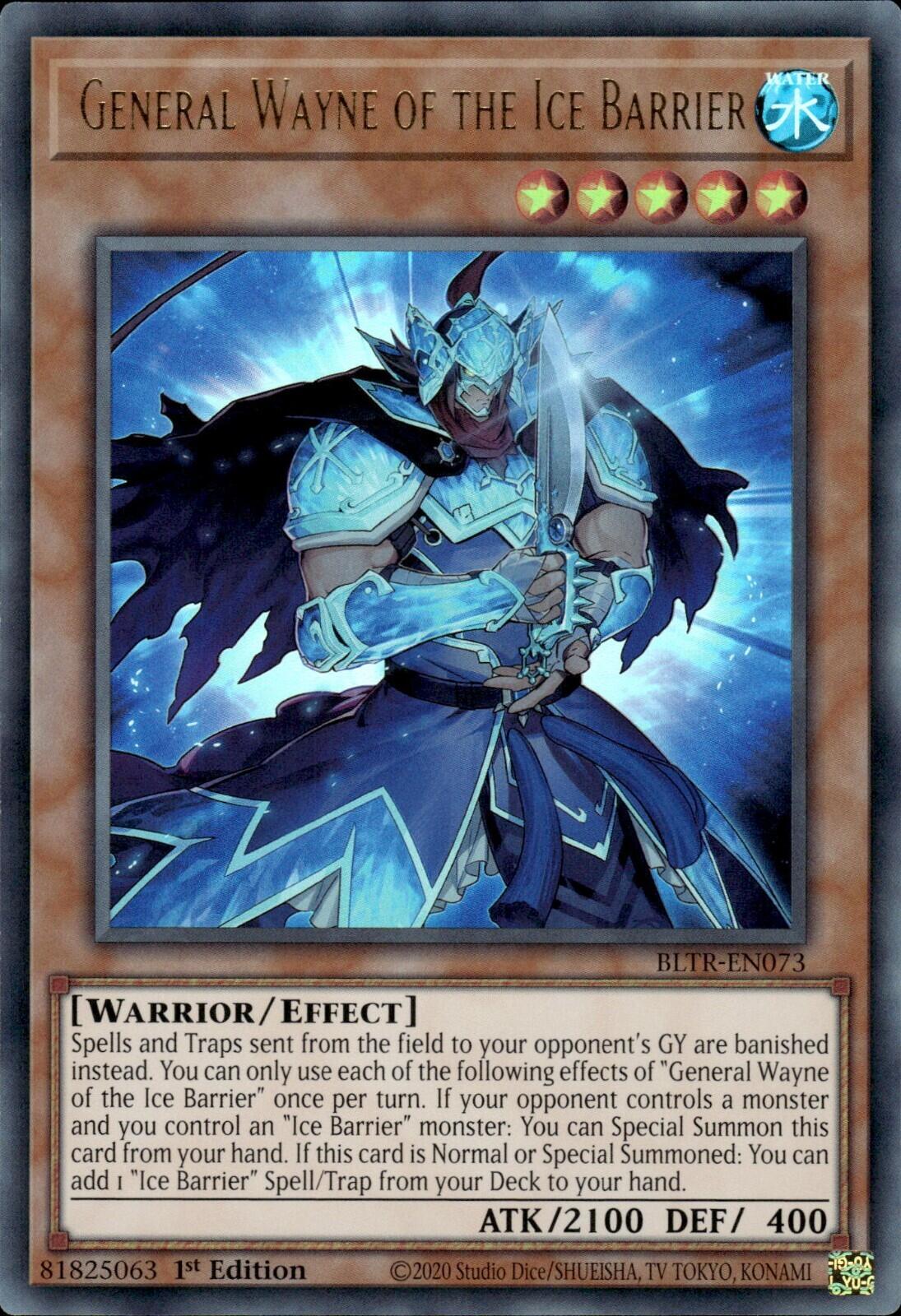 General Wayne of the Ice Barrier [BLTR-EN073] Ultra Rare | Gaming Infinity