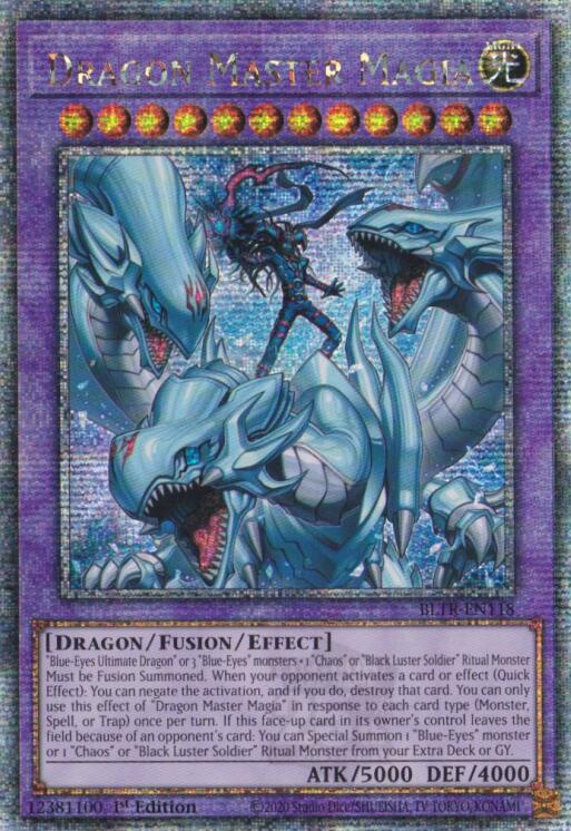 Dragon Master Magia (Quarter Century Secret Rare) [BLTR-EN118] Quarter Century Secret Rare | Gaming Infinity