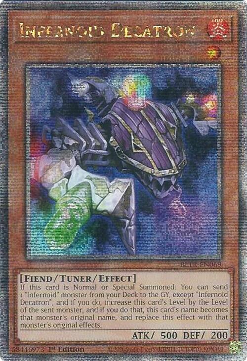 Infernoid Decatron (Quarter Century Secret Rare) [BLTR-EN069] Quarter Century Secret Rare | Gaming Infinity