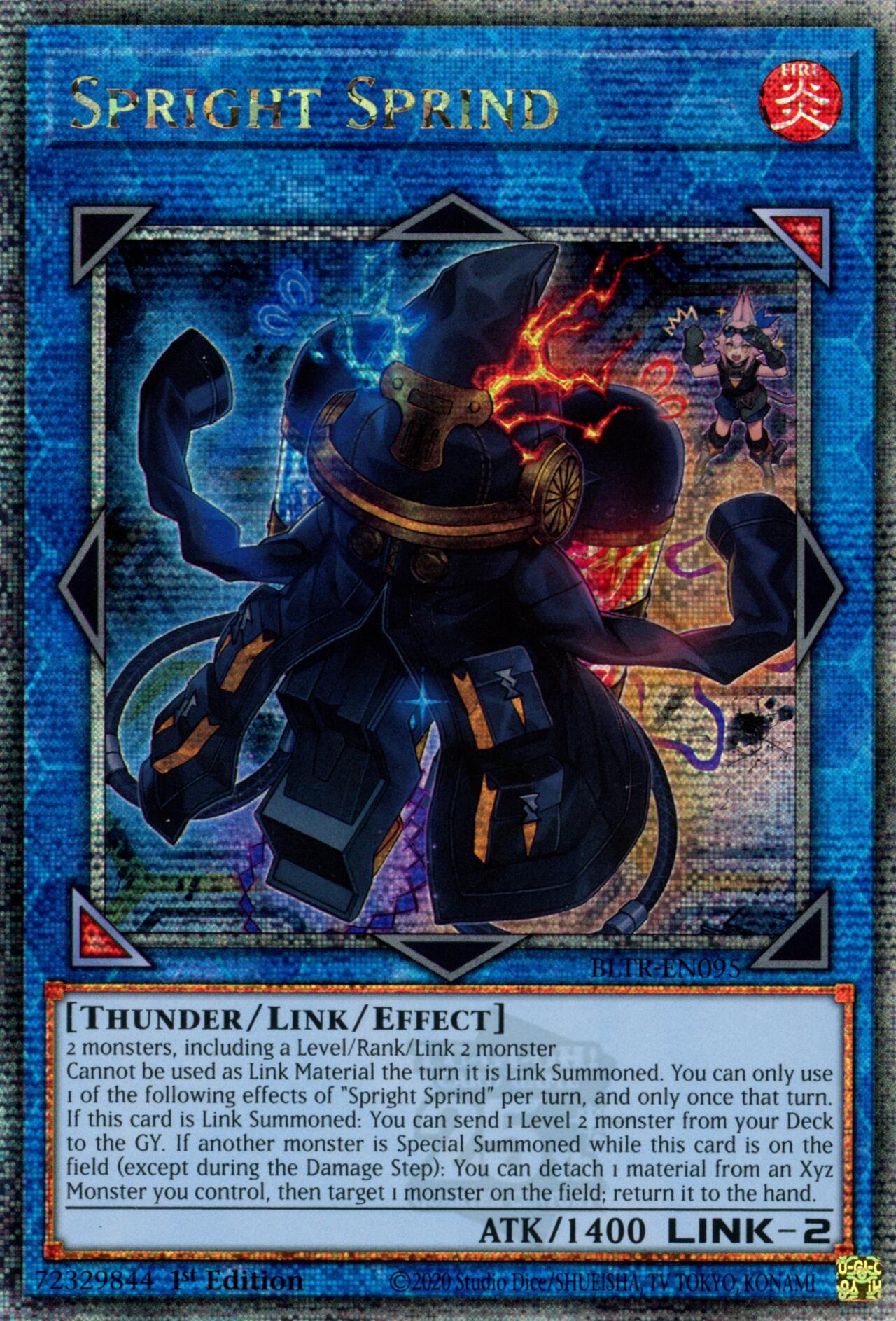 Spright Sprind (Quarter Century Secret Rare) [BLTR-EN095] Quarter Century Secret Rare | Gaming Infinity