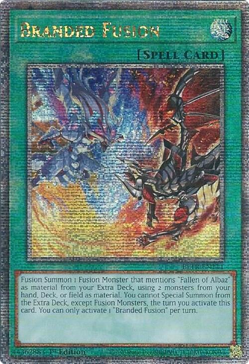 Branded Fusion (Quarter Century Secret Rare) [BLTR-EN111] Quarter Century Secret Rare | Gaming Infinity