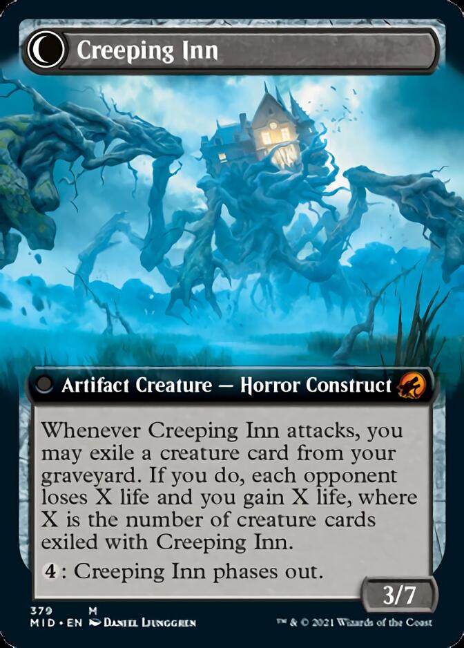 Hostile Hostel // Creeping Inn (Extended Art) [Innistrad: Midnight Hunt] | Gaming Infinity