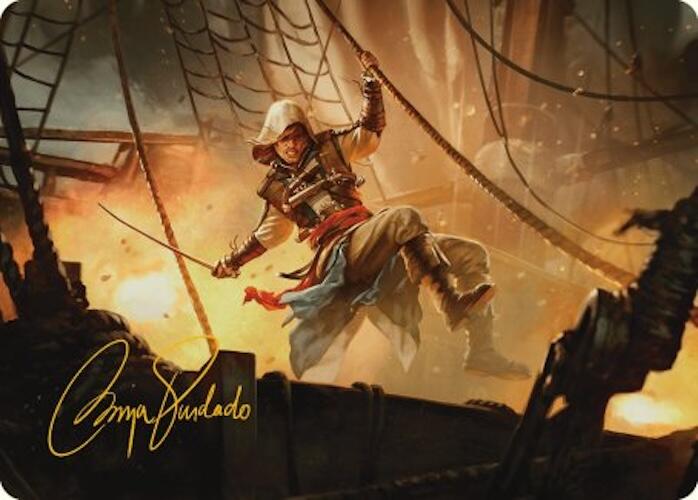 Edward Kenway Art Card (Gold-Stamped Signature) [Assassin's Creed Art Series] | Gaming Infinity