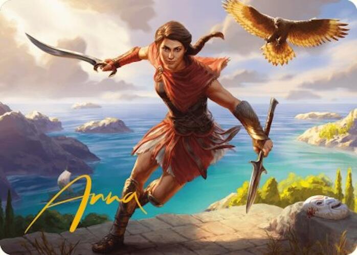 Kassandra, Eagle Bearer Art Card (Gold-Stamped Signature) [Assassin's Creed Art Series] | Gaming Infinity