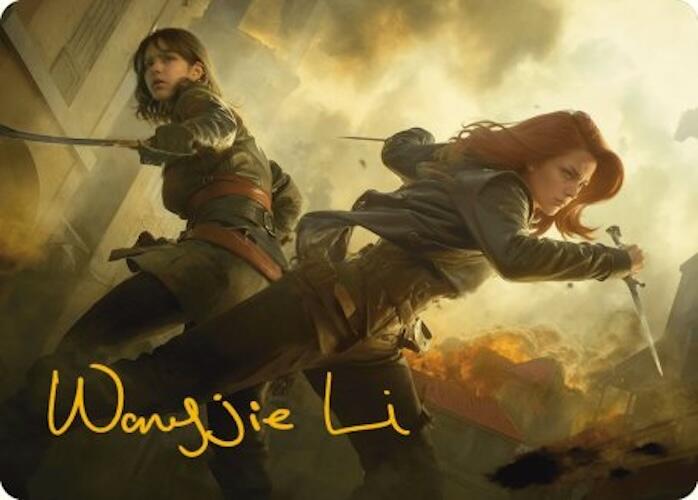 Mary Read and Anne Bonny Art Card (Gold-Stamped Signature) [Assassin's Creed Art Series] | Gaming Infinity