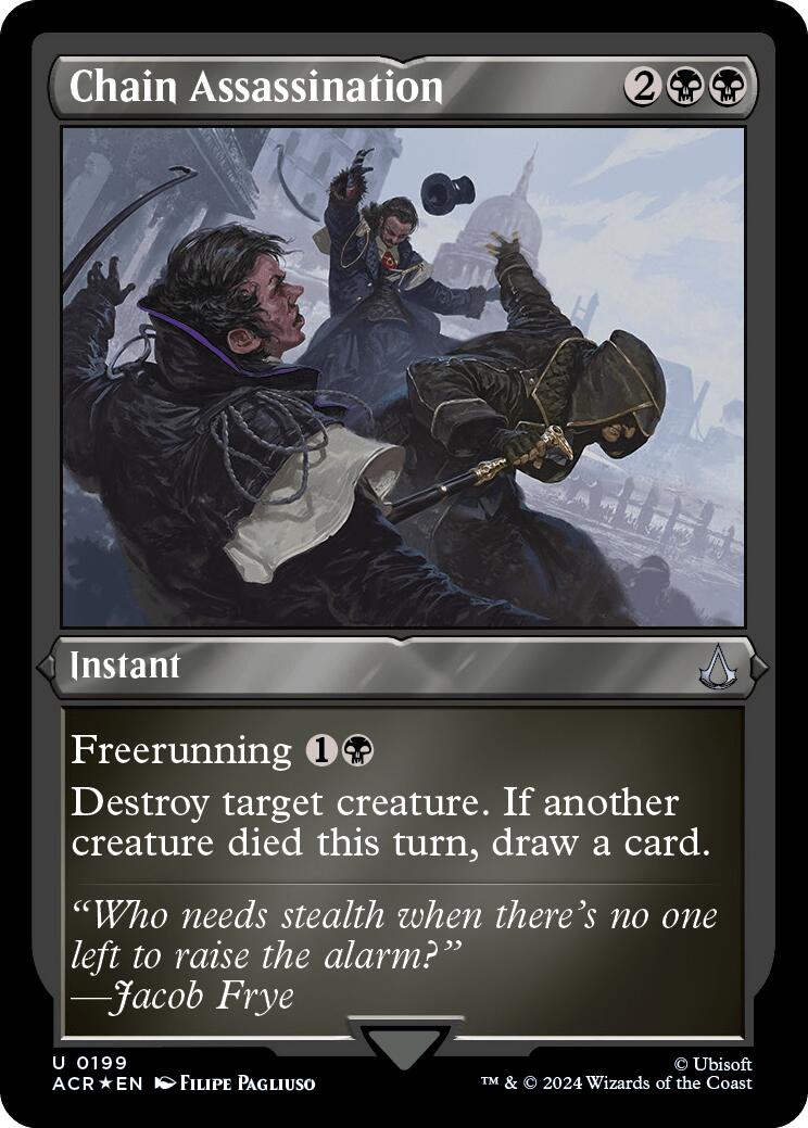 Chain Assassination (Foil Etched) [Assassin's Creed] | Gaming Infinity