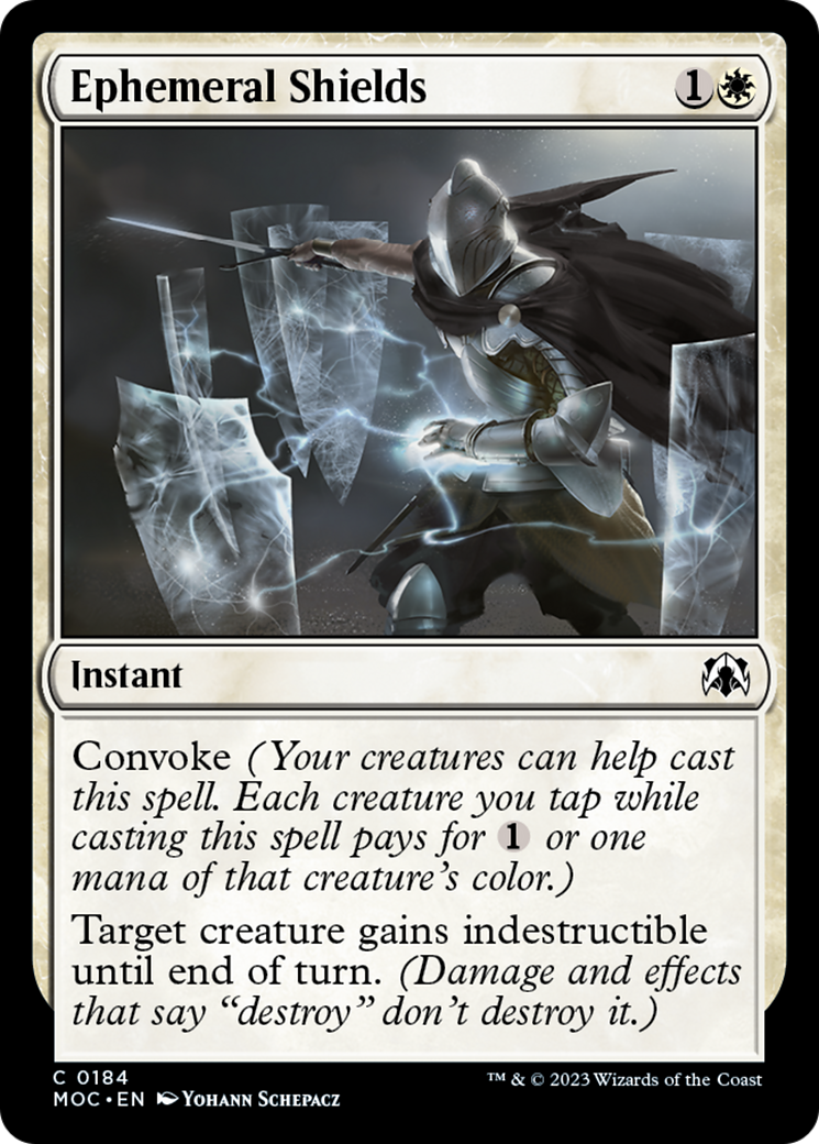 Ephemeral Shields [March of the Machine Commander] | Gaming Infinity