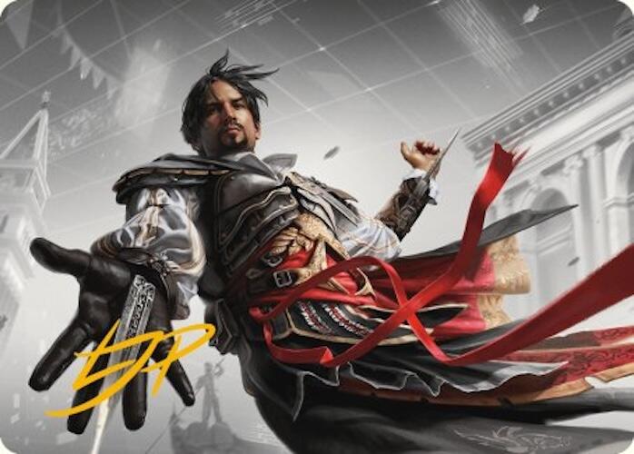 Ezio Auditore da Firenze Art Card (Gold-Stamped Signature) [Assassin's Creed Art Series] | Gaming Infinity