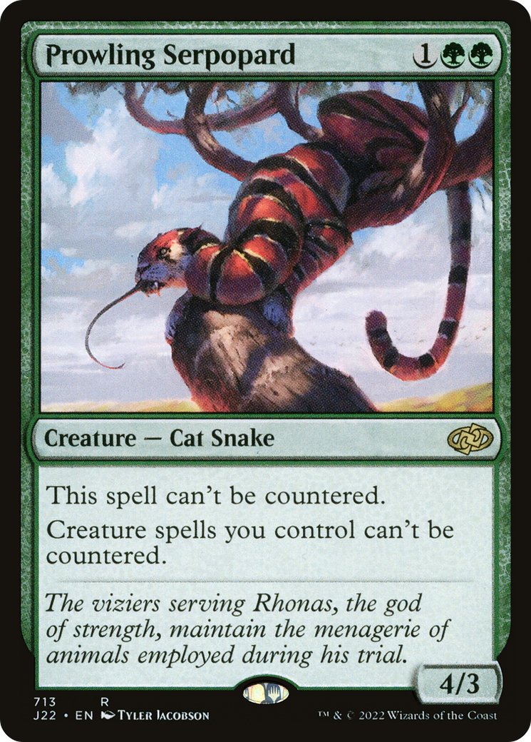 Prowling Serpopard [Jumpstart 2022] | Gaming Infinity
