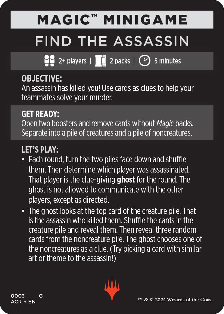 Find The Assassin (Magic Minigame) [Assassin's Creed Minigame] | Gaming Infinity