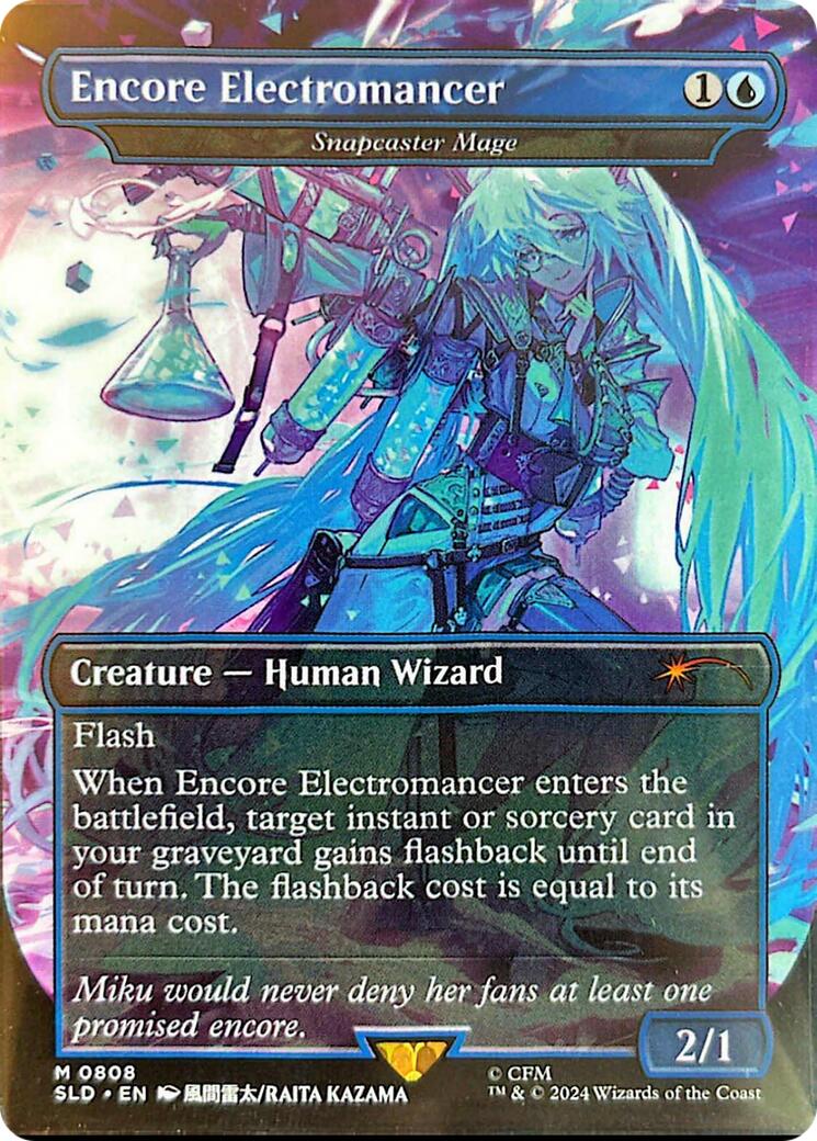 Encore Electromancer - Snapcaster Mage (Rainbow Foil) [Secret Lair Drop Series] | Gaming Infinity