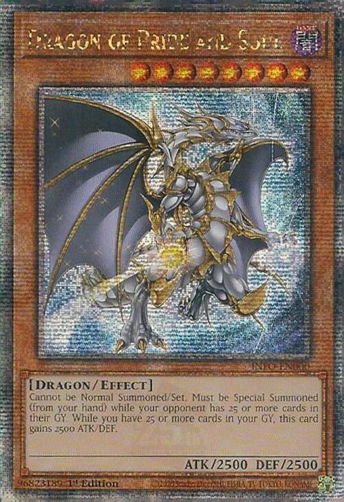 Dragon of Pride and Soul (Quarter Century Secret Rare) [INFO-EN000] Quarter Century Secret Rare | Gaming Infinity